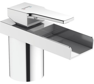 Waterfall single lever wash-basin mixer